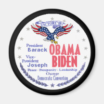 Imán del boleto de Obama Biden