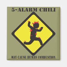 Imán del chile de 5 alarmas