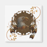 Imán del diseño de Eagle del nativo americano