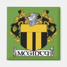 Imán del escudo de armas de McGinty