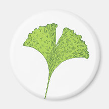 Imán del Gingko