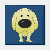 Imán del golden retriever