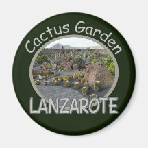 Imán del jardín del cactus