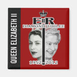 Imán del jubileo de la reina Elizabeth II