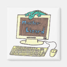 Imán del lagarto de monitor