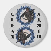 Imán del lavaplatos de Boston Terrier