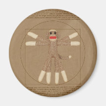 Imán del mono de Vitruvian