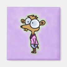 Imán del muchacho de la comadreja