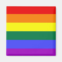 Imán del orgullo de LGBT (cuadrado)