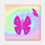 Imán del pastel de la mariposa