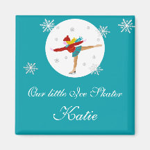 Imán del patinador de hielo
