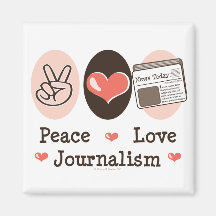 Imán del periodismo del amor de la paz