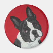 IMÁN DEL PERRO DE BOSTON TERRIER