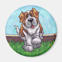 Imán del perro de St Bernard