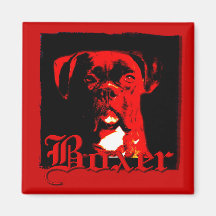 Imán del perro del boxeador
