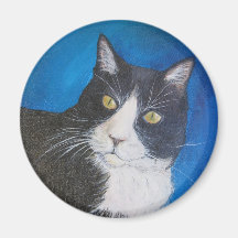 Imán del personalizado del arte del mascota del ga