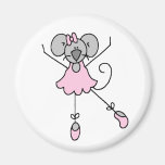Imán del ratón de la bailarina del baile