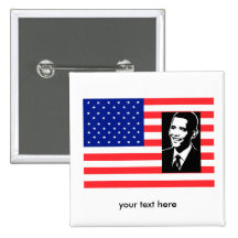 Imán del refrigerador de Barack Obama Pins