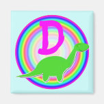 Imán del refrigerador del Diplodocus del dinosauri