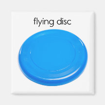 Imán del refrigerador del disco de vuelo