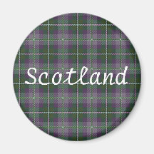 Imán del regalo del tartán -- Recuerdo de Escocia