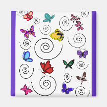 Imán del remolino de las mariposas