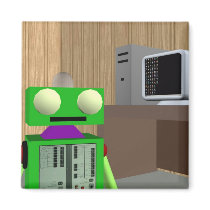 Imán del robot y de la PC imanes