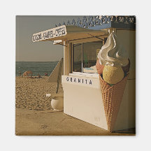 Imán del soporte del helado