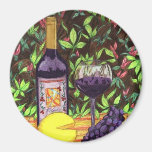 Imán del vino y del queso