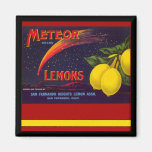 Imán del vintage de los limones de California