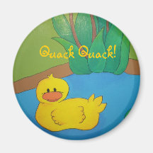 Imán Ducky del refrigerador