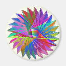 Imán en colores pastel de Starburst