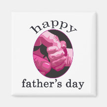 Imán feliz del día de padre