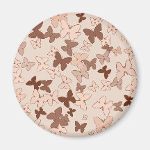 Imán femenino neutral de la mariposa