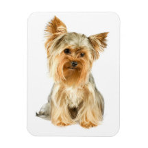 Imán flexible del perrito de Yorkie