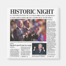Imán histórico de la noche de Obama