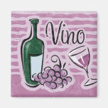 Imán italiano de la cocina del vino