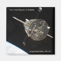 Imán/la misión final en Hubble