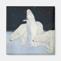Imán mágico Edmund Dulac del refrigerador del invi