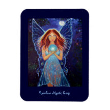 Imán místico del Faery del arco iris - por Susan R