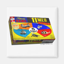 Imán modelo de la caja de MEU