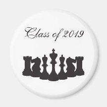 Imán personalizado de la graduación del ajedrez