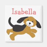 Imán personalizado lindo del perro de perrito