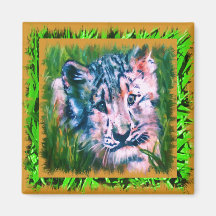 Imán pintado de Cub