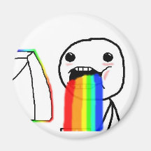 Imán Puking del refrigerador de los arco iris