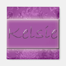 Imán púrpura suave de Kelsie