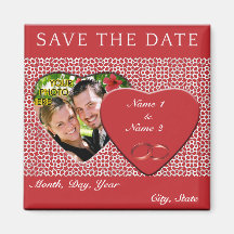 Imán "Save the Date" personalizable Alhambra 00023