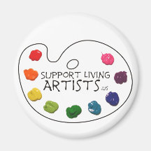Imán vivo de los artistas de la ayuda