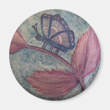 Imanes 4 del regalo del arte de Butterfly_Inspirat