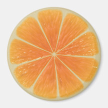 Imanes anaranjados del armario, refrigerador de nu